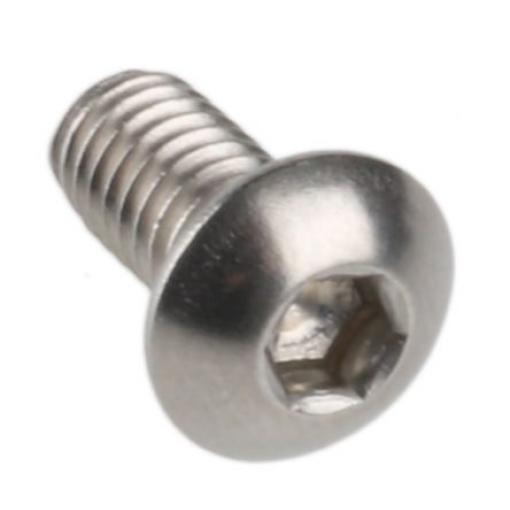 RS PRO Šroub s vnitřním šestihranem, Lesklý zinek, Titan hlavice Vnitřní šestihran, Metrické, M3, délka: 40 mm
