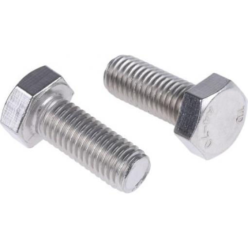 RS PRO Šroub s vnitřním šestihranem, Nerezová ocel, M12, délka: 30 mm