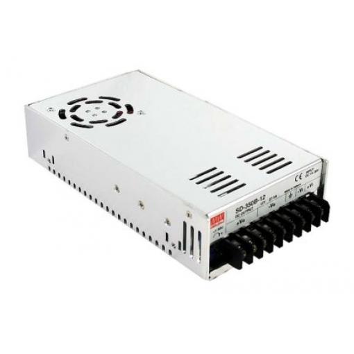 MEAN WELL Měnič DC/DC SD-350, výstup: 24 V dc 1.5 kV ac, Vin 144V dc 0 A, Vin 72V -20 °C 60 °C Montáž na rám