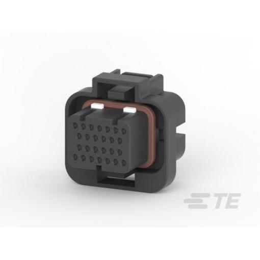 TE Connectivity Automobilový konektor, počet kontaktů: 26 barva Černá, Vnější, Kabel, řada: AMP Superseal 1.0