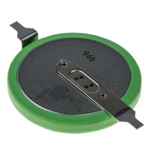 Knoflíková baterie 3 V Monofluorid polykarbonát lithný 24.5 mm 550 mAh Panasonic