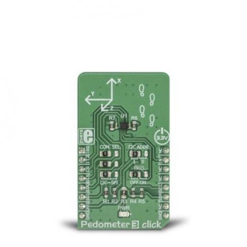 I2C, SPI Pedometer 3 Click MIKROE-3259, MikroElektronika