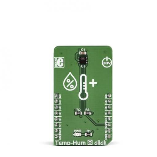 I2C, SPI Temp&Hum 8 Click MIKROE-3263, MikroElektronika