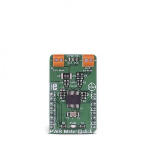 Vývojová sada, PWR Meter 2 Click, MikroElektronika