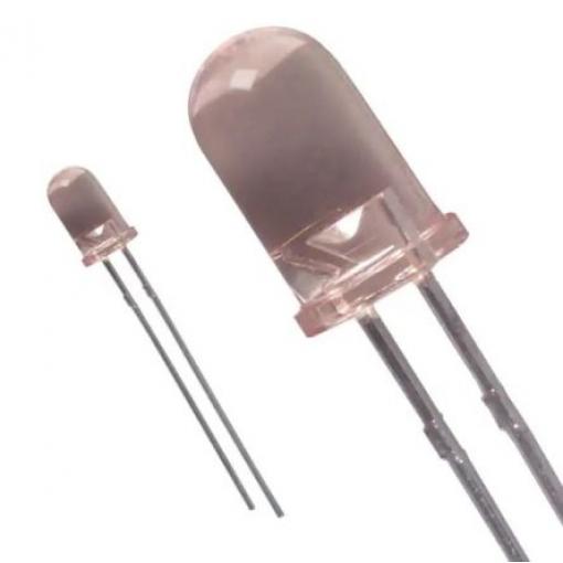 QED123 IR LED 2 kolíkový Průchozí otvor 1 LED 70 mW/sr 890 nm onsemi T-1 3/4