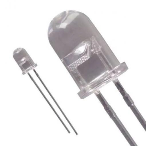 QED234 IR LED 2 kolíkový Průchozí otvor 1 LED 27 mW/sr 940 nm onsemi T-1 3/4
