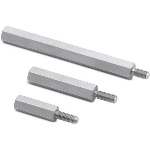 Distanční vložka M4 Šestihranný 971060474 6 mm, Mosaz 8 mm M4 Wurth Elektronik