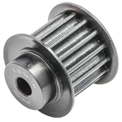 RS PRO Řemenice rozvodového řemenu, Ocel 15 zubů 15 mm rozteč 5 mm, vývrt: 6 mm