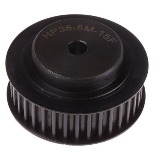 RS PRO Řemenice rozvodového řemenu, Ocel 36 zubů 15 mm rozteč 5 mm, vývrt: 8 mm
