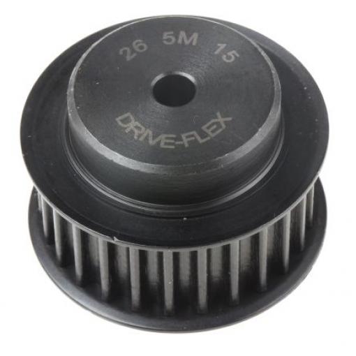 RS PRO Řemenice rozvodového řemenu, Ocel 26 zubů 15 mm rozteč 5 mm, vývrt: 6 mm