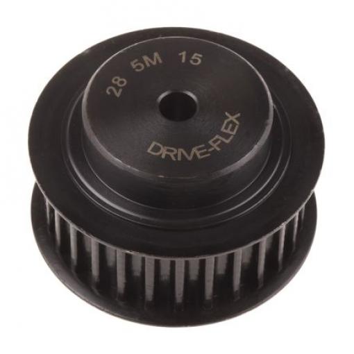 RS PRO Řemenice rozvodového řemenu, Ocel 28 zubů 15 mm rozteč 5 mm, vývrt: 6 mm
