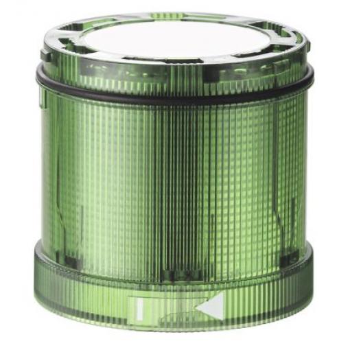 Werma, rozsah: KombiSIGN 72 Twinlight barva čočky Zelená Blikání, Stálé LED Maják 105 dB 24V barva pouzdra Zelená