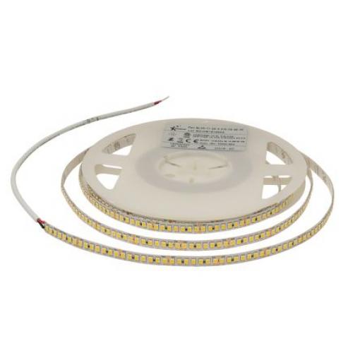 LED pásky, počet diod LED/metr: 210, rozteč diod LED: 4.76mm, 3000K, Bílá, délka pásky: 5m, 24V dc, napájení na