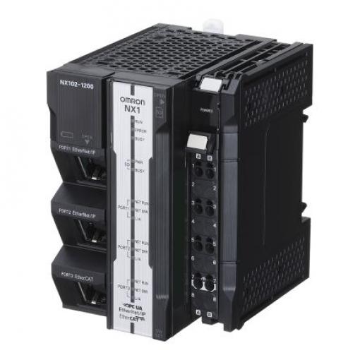 PLC procesor řada NX102 Montáž do panelu Omron, typ vstupní: Kodér, Servopohony