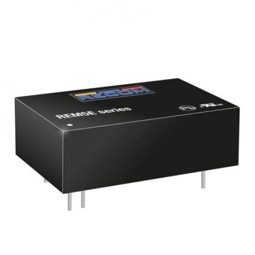 Recom Měnič DC/DC REM5E, výstup: 5 V dc 8 kV dc, Vin 18V dc 1 A, Vin 9V 5 W -40 °C 80 °C Průchozí otvor