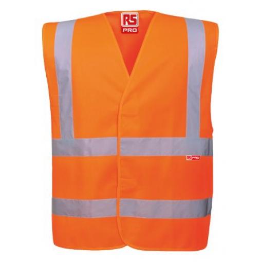 Reflexní vesta, SC: L/XL, Oranžová, Polyester, Vzdušné 2 EN20471 Class 2, GO/RT 3279 ISSUE 8
