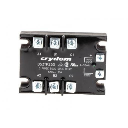 Sensata / Crydom Polovodičové relé 25 A Panel 530 Vrms D5 32V dc