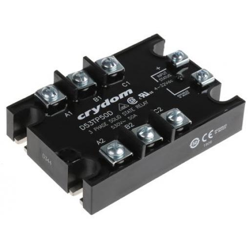 Sensata / Crydom Polovodičové relé 50 A Panel 530 Vrms D5 32V