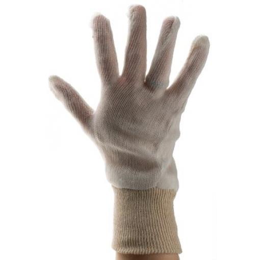 RS PRO Pracovní rukavice Bílá CE 35 % bavlna, 55 % polyester 10