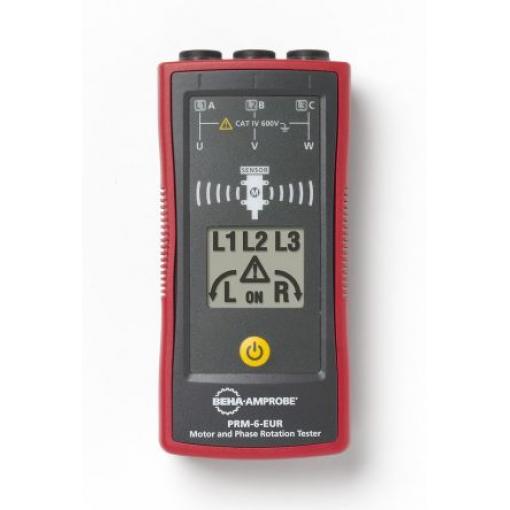 Tester sledu fází Zkušební vodič CAT IV 600 V 16 Hz, typ displeje: LCD 400 Hz 700V, číslo modelu: PRM-6-EUR Beha-Amprobe