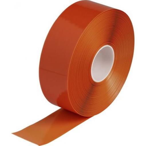 Páska pro vyznačení průchodu Akrylát, Oranžová Vinyl 76.2mm, délka: 30.48m Brady