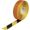 Páska pro vyznačení průchodu Akrylát, Černá/žlutá Vinyl 50.8mm, délka: 30.48m Brady