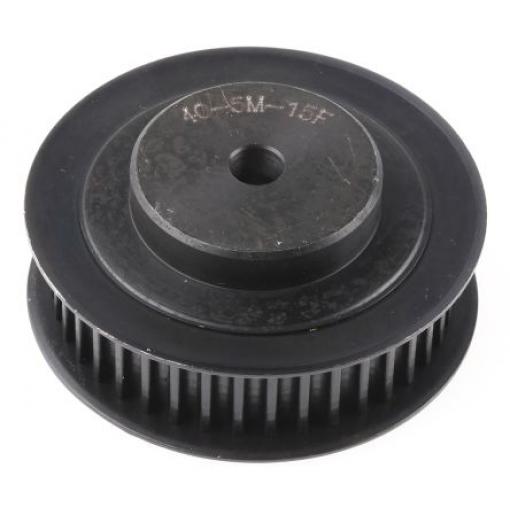 RS PRO Řemenice rozvodového řemenu, Ocel 40 zubů 15 mm rozteč 5 mm, vývrt: 8 mm