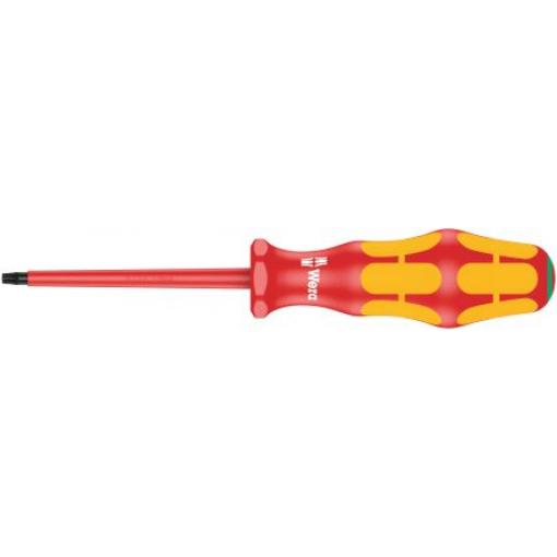 Izolovaný šroubovák, dělka lopatky: 80 mm Izolované hrot T15 Splňuje normu VDE/1000V, celková délka: 178 mm Wera