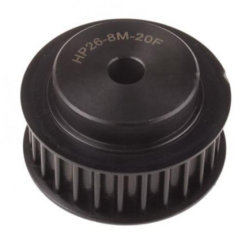 RS PRO Řemenice rozvodového řemenu, Ocel 26 zubů 20 mm rozteč 8 mm, vývrt: 12 mm