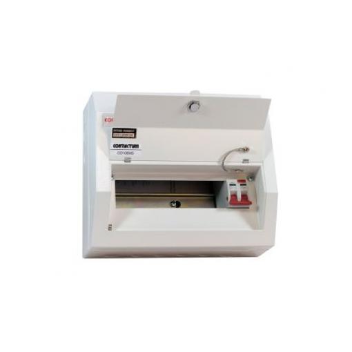 Domovní rozvaděč 14 Ocel 100A BS EN 61439-3 Contactum IP4X Defender