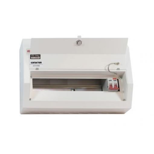 Domovní rozvaděč 16 Ocel 100A BS EN 61439-3 Contactum IP4X Defender