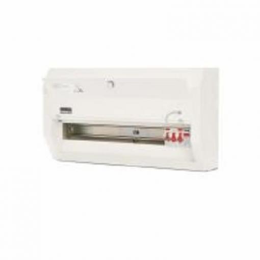 Domovní rozvaděč 18 Ocel 100A BS EN 61439-3 Contactum IP4X Defender