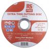 Řezný kotouč Oxid hlinitý zrnitost 5 125 mm, tloušťka: 1 mm, max. bezpečná rychlost: 12200 rpm RS PRO Jemné 5 V balení