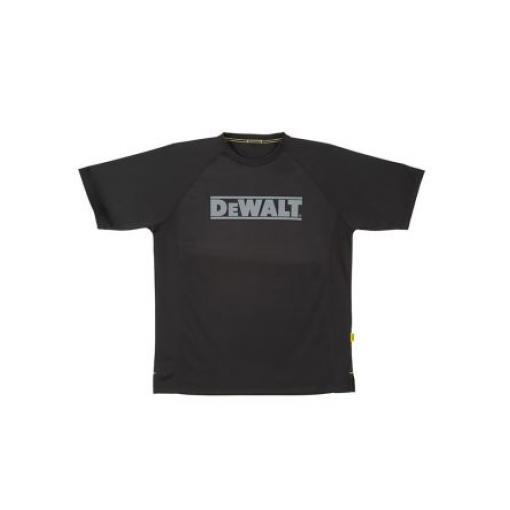 DeWALT Tričko No, Černá, Polyester, řada: PWS Krátké M