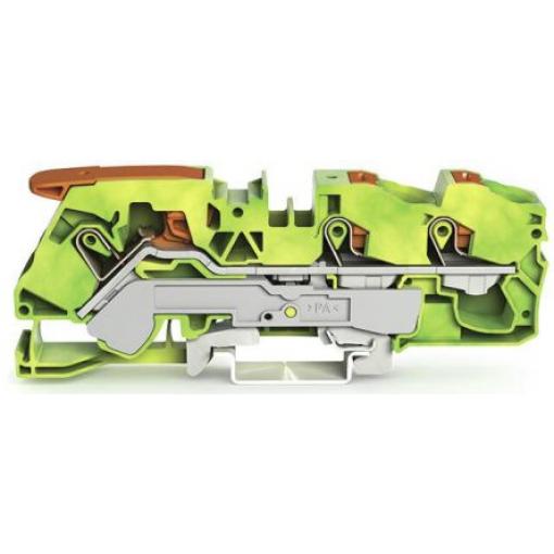 WAGO Zemnicí svorkovnice 2116-5307 Žlutá, Zelená 16 mm² 1 Klecová svorka IECEx/ATEX