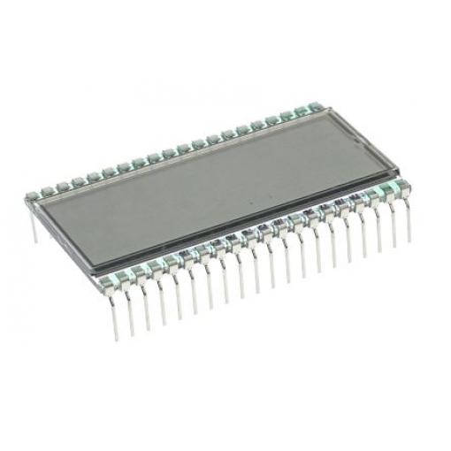 Monochromatický LCD displej, řada: PHT 7 segmentů podsvícení LED Černá RS PRO Šedá 1 x 3-1/2