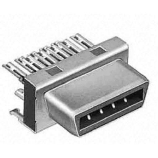 Hirose Modul rozhraní, řada: FI, Pravoúhlý, Panel, Vnitřní, počet kontaktů: 15, 250 V ac 1A, délka: 19.2 mm
