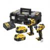 18V XR Brushless Compact Twin Pk  2x4Ah