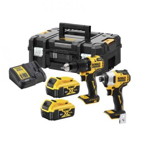 18V XR Brushless Compact Twin Pk  2x4Ah