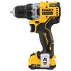 Bezdrátový šroubovák 12 Li-Ion sklíčidlo Bezklíčové 2Ah zástrčka UK (DCD701D2) DeWALT