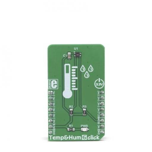 I2C, SPI Temp & Hum 6 Click MIKROE-3270, MikroElektronika