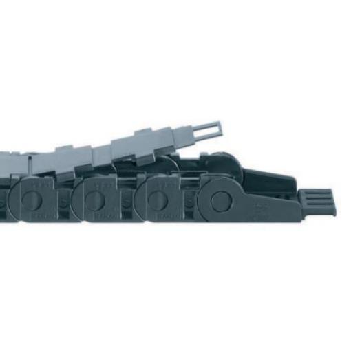 Kabelové rozdvojky, řada: e-chain Polymer barva Černá 50mm x 17 mm x 1 m, min. poloměr ohybu 180 mm Igus