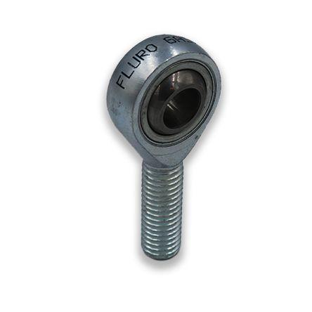 Koncovka táhla, vlikost přípojky: M14 x 1.5 Male, Pozinkovaná ocel vývrtu 14mm Fluro