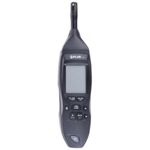 FLIR Anemometr Relativní vlhkost, Rosný bod, Průtok vzduchu, Rychlost vzduchu, Teplota vzduchu, číslo modelu: EM54, typ