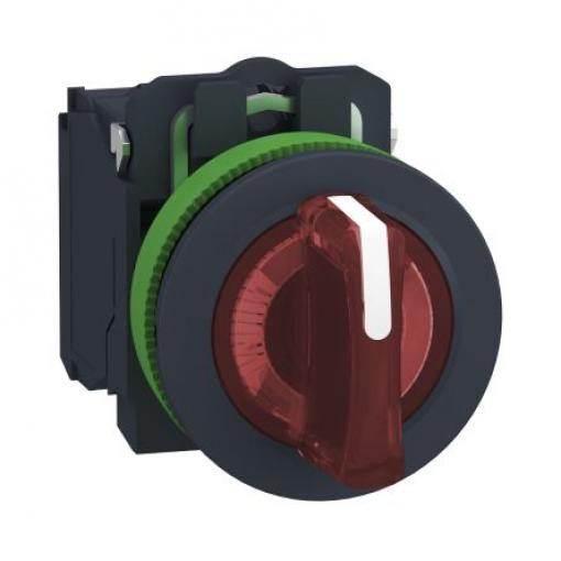 Volicí přepínač, řada: XB5 Šroub SPDT, průměr výřezu: 30 mm IP67 Schneider Electric Osvětlené 3