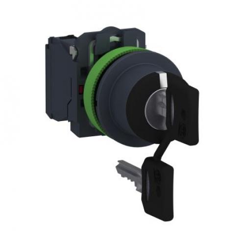 Schneider Electric Spínač s klíčem IP66, IP67, IP69, IP69K DPST 3 A 3 pozic 70 °C 455 -40 °C