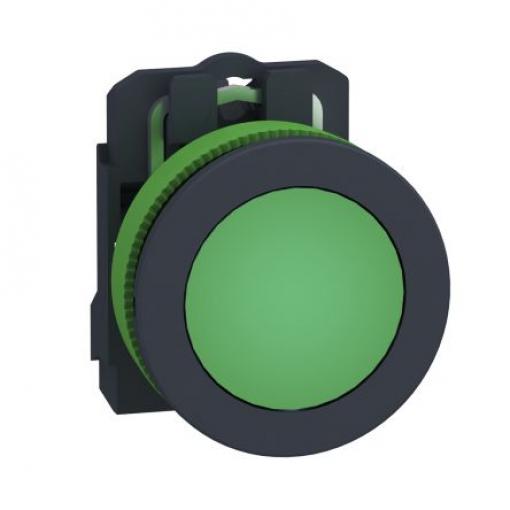 Schneider Electric Kontrolka, řada: XB5 Zapuštěná montáž LED Zelená, průměr výřezu: 30 mm IP69, IP67, IP66 Kulatý 100