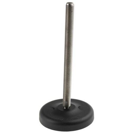 RS PRO M12 83 mm Nerezová ocel Nastavitelná noha 1300 kg 30 °