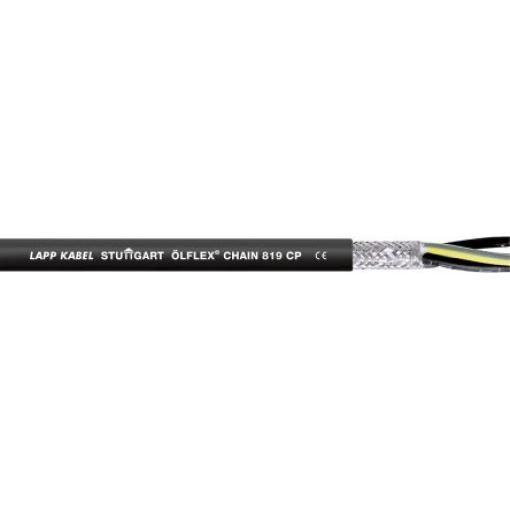 Ovládací kabel 12žilový plocha průřezu 0.75 mm², 300V, 500 V Stíněný Polyvinylchlorid plášť, Černá, vnější průměr: 10.9