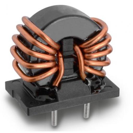 Tlumivka souhlasného napětí, řada: WE-CMBNC 3 mH 4.5 A, Průchozí otvor 22 mΩ 250V ac Wurth Elektronik